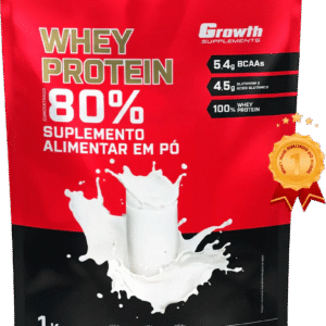 WHEY PROTEIN GROWTH. PROTEÍNA DO SORO DO LEITE PURA.